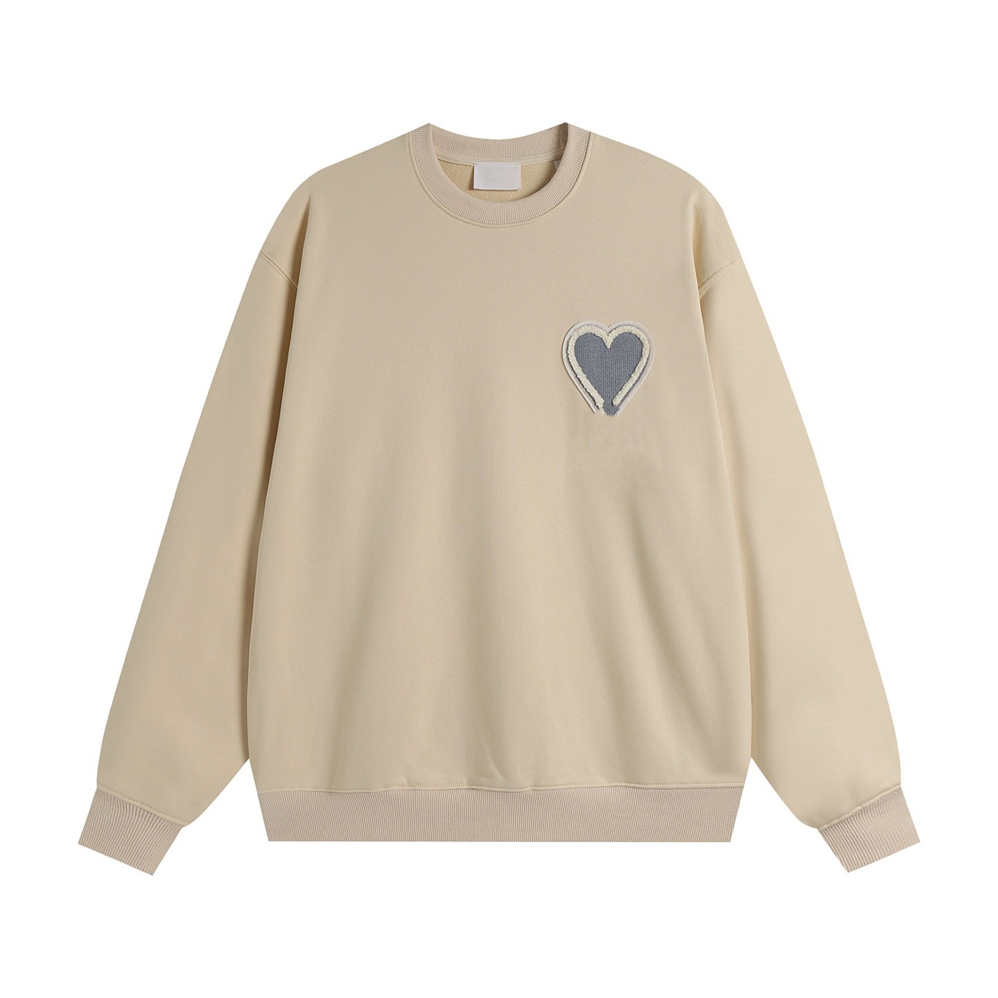 Designer vest long-sleeved men's sweatshirt, high-quality casual sporty round-necked hoodie in a stylish and minimalist retro style