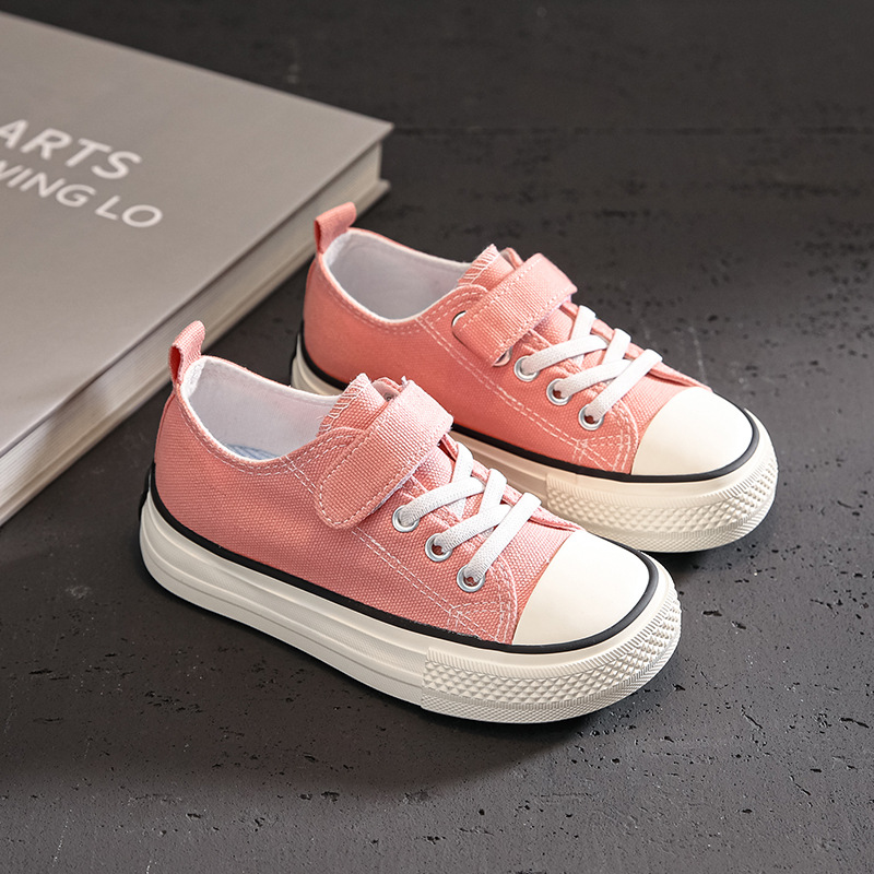 Kids Canvas Shoes Toddler Board Shoes Children Anti Slip Sneakers Kidszworld Boys Girls School Canvas Cloth Shoes Sizes 20 - 37 US5C-US5Y K1187