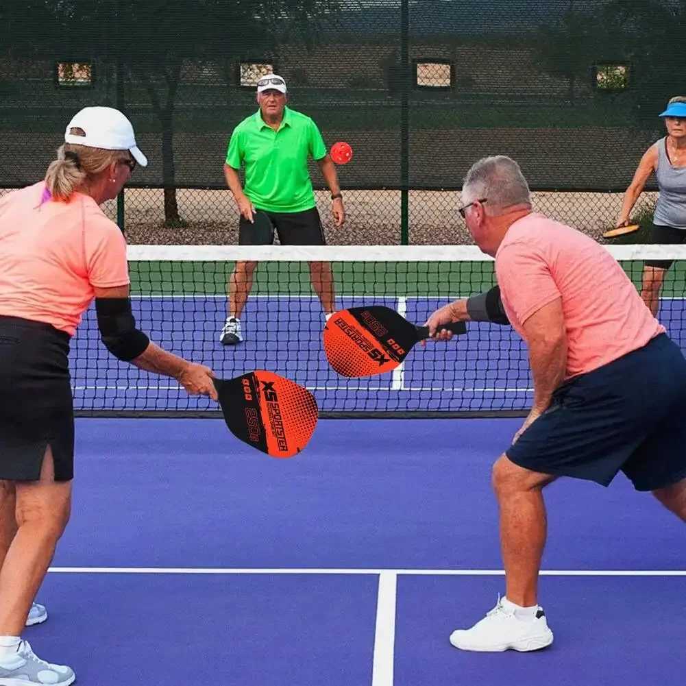 Pickleball Paddle Set With 2 Rackets 4 Balls Wooden Pickleball Paddle Racket Set With Ball Outdoor FOR Sports Combination W251021