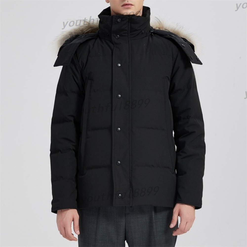 Mens Designer puffer jacket Winter Fourrure Down Parka Homme Warm Outerwear Wolf Fur Hooded Fourrure Manteau Jacket Coat Hiver Doudoune Mens Down jacket