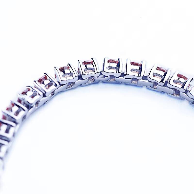 Wholesale Iced Out Moissanite Tennis Bracelet 925 Silver Joyeria Plata 925 Custom Fine Jewelry Bracelets Bangles