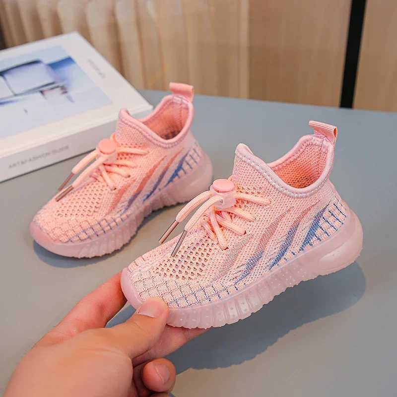 CHIldrenS Iightweight Casual Shoes Woven With Rubber Soles For Babies Boys And Girls Non Slip Outdoor Sports Mesh Bre W251021