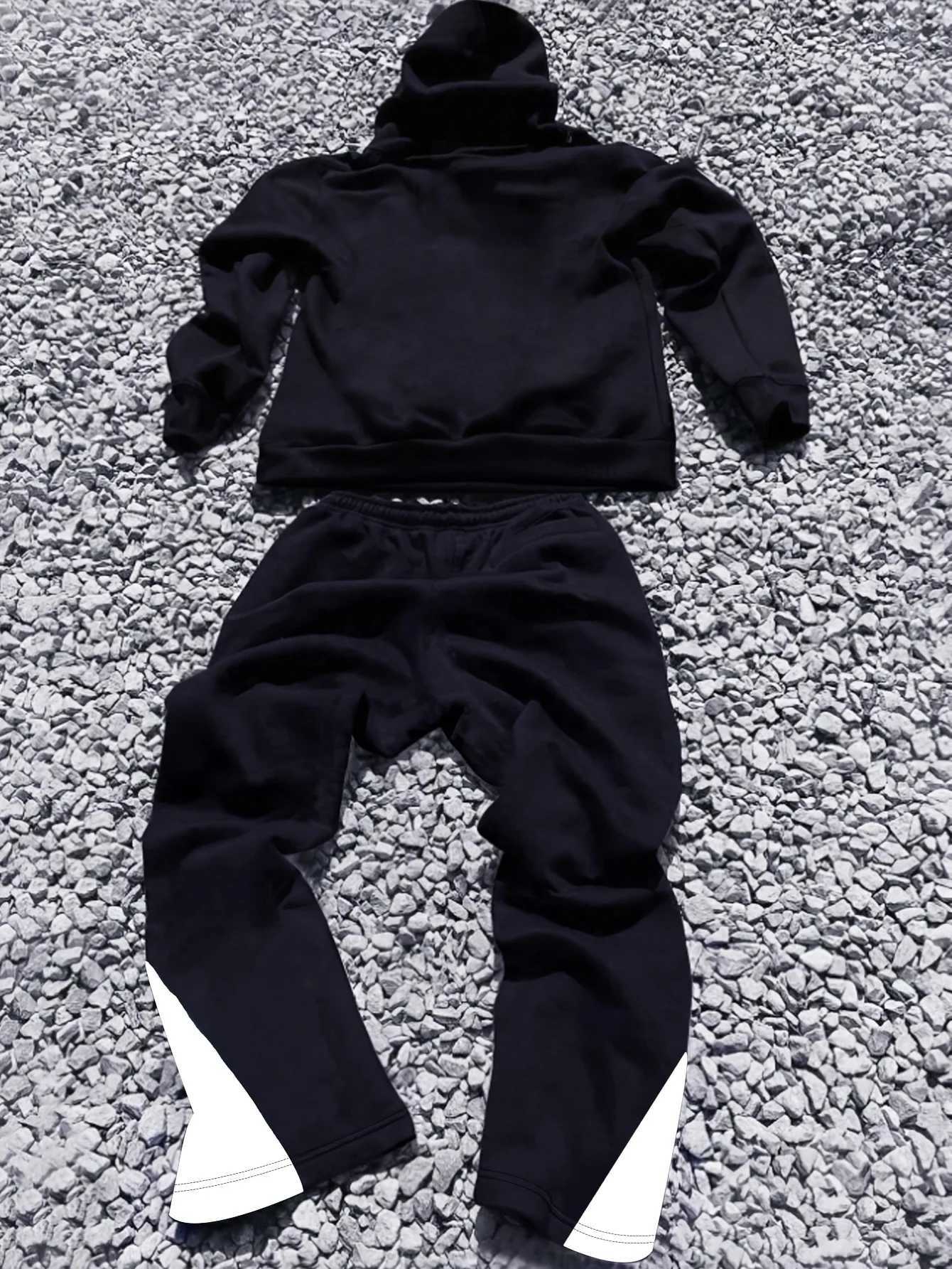 In The Autumn of 2025 Trendy Mens Fashion Strt Hiphop 3D Printed Sweatshirts Cool and Oversized Breathable Sweatshirt Sets X251021 - view 3