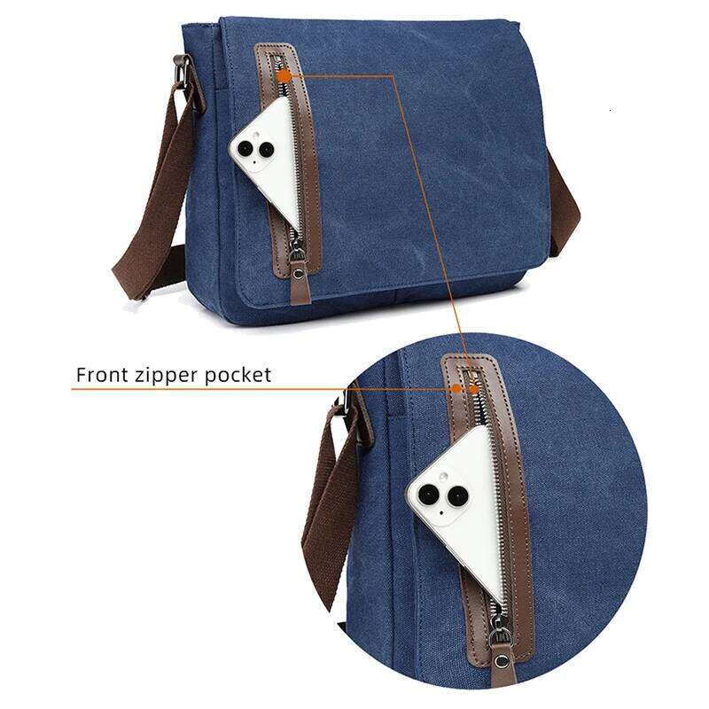 Designer Luxury Messenger Bag Men Shoulder Canvas Business Retro Crossbody Vintage Pack Casual Trip Office Portable Travel Fashion Bags Y A