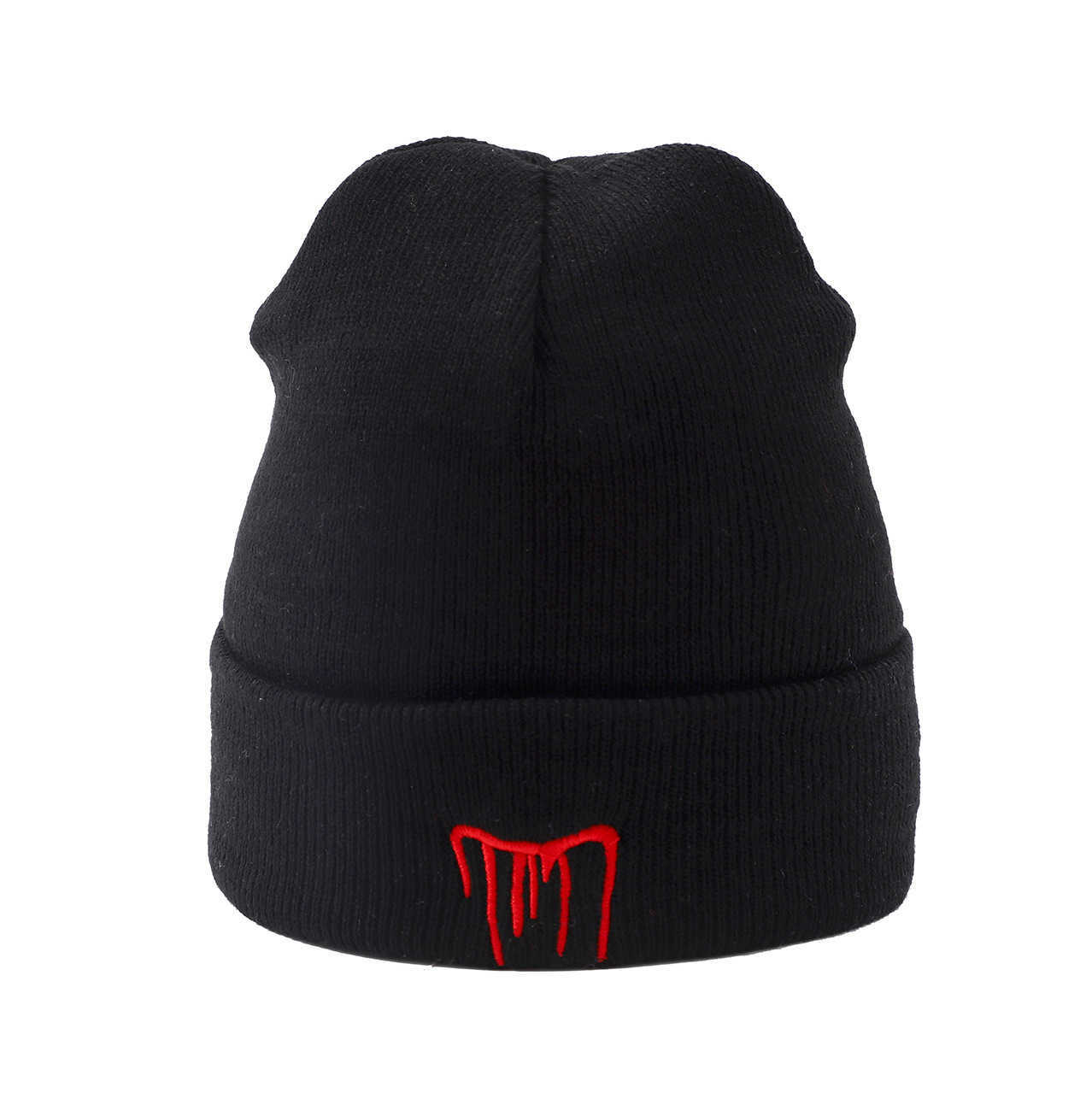 Four Seasons Embroidered Knitted Hat Windproof Versatile Simple Fashion Couple Hat Versatile Letter Men and Women Cold Hat H251020