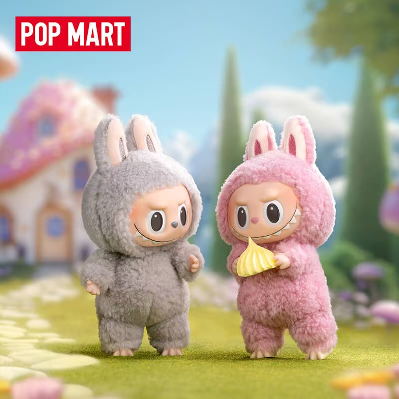 POP MART Cute plus doll Labubu v1 series blind box toy plus toy keychain Labubu blind box surprise gift box