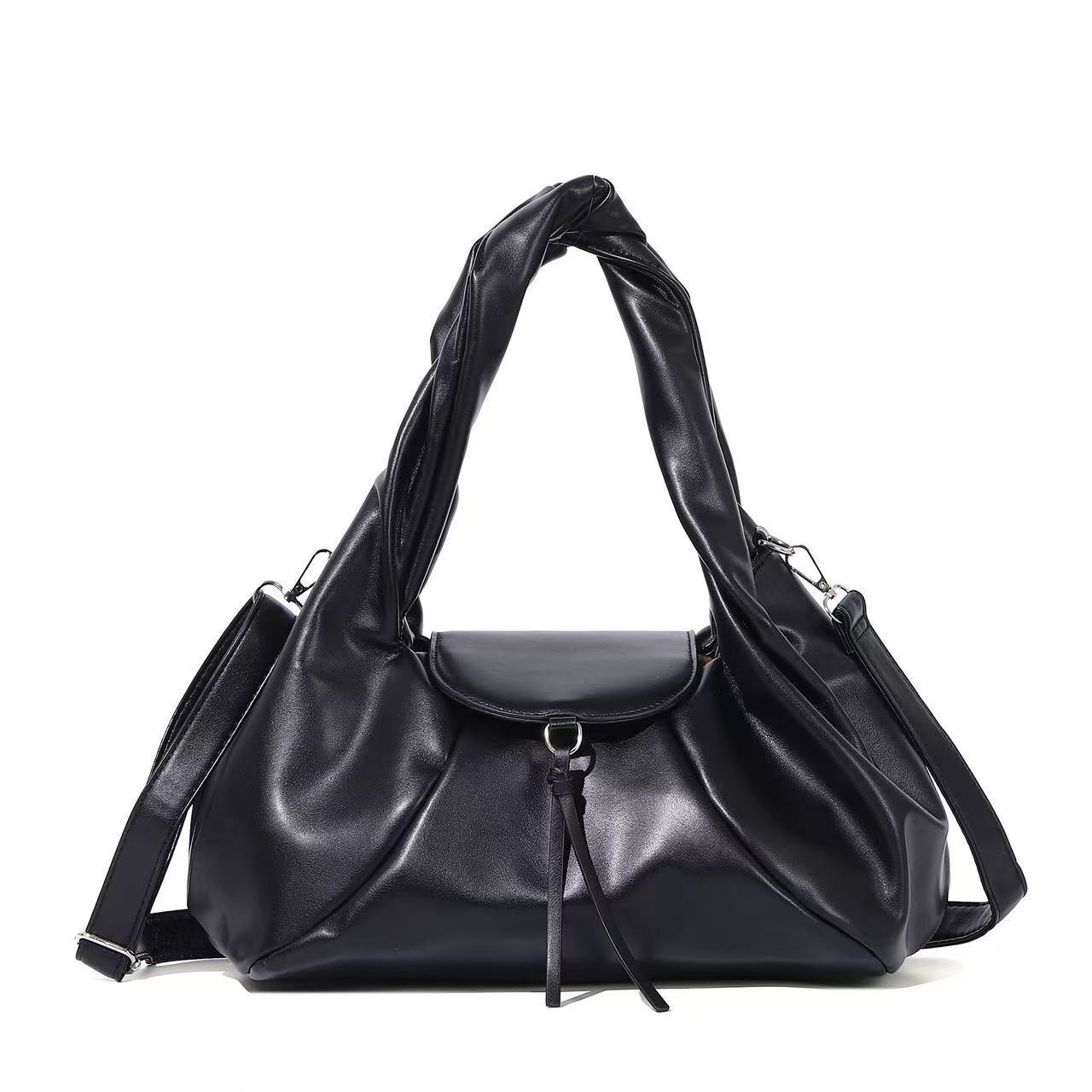 New Casual Designer Bag Pleated Outdoor Fitness Luxury Handbag New Simple Commuting Large Capacity Women's Shoulder Bag