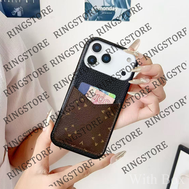 Designer iPhone Phone Case 17 16 Pro Max Excellent Leather Card Wallet 19 18 17pro 16pro 15pro 14pro 13pro 12pro 15 14 13 12 Plus Air Purse with Box WD 1021