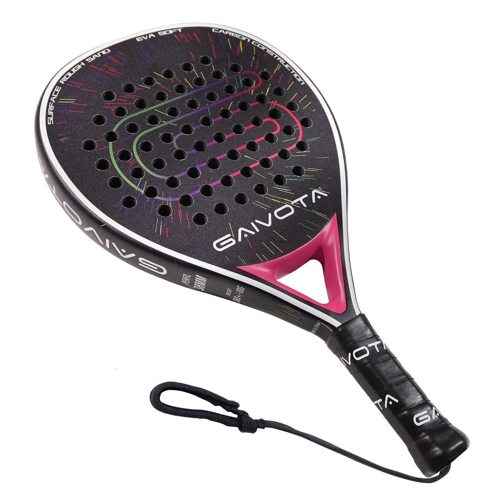 GAIVOTA 2025 new premiere PX20 red Padel tennis racket carbon fiber surface treatment EVA memory flexible foam core Padel racket W251021