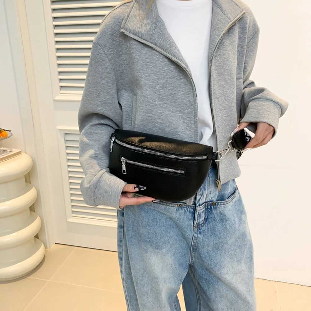 Simple Casual Belt Bag Fashion Crossbody Bags Vintage Fanny Pack Multipocket Coin Phone Chest Bag Travel Outdoor Shoulder Bag Z251021