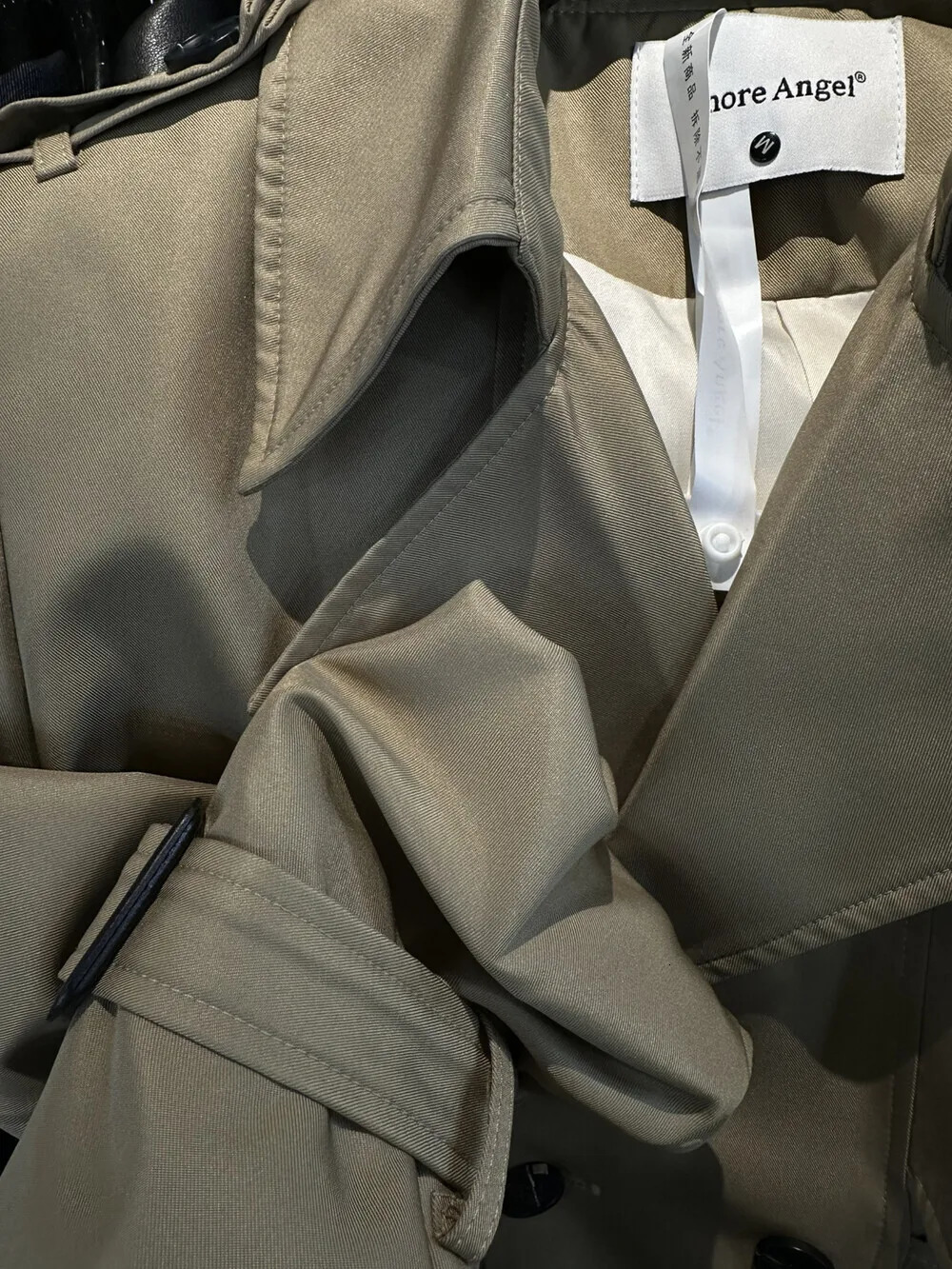 BJTZ Fall Winter Womens Short Trench Coat Belted Waist Office Commute Chic Elegant Casual Outerwear Jacket 251017