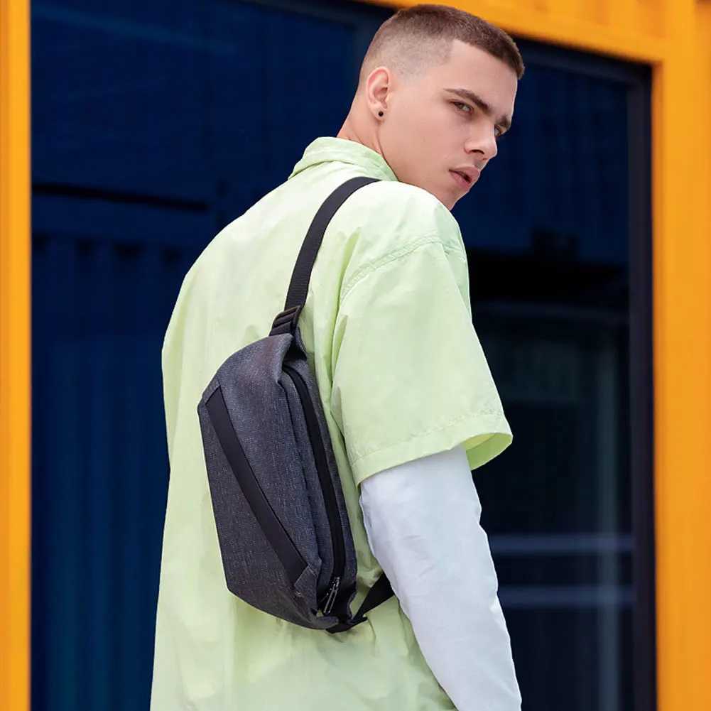 Mens Waist BagFashion Shoulder BagStylish Cross Body Belt BagSport Casual Chest BagMultifunctional Men Daypack For Cycling Z251021