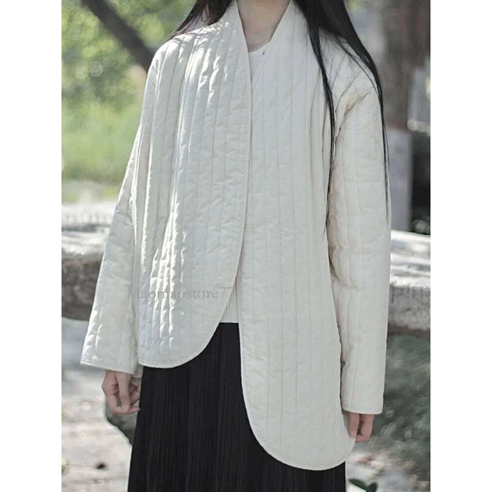 Chinese Style Plus Cotton Bandage Long Sleeve Winter Coats 2025 New Solid Color Women Vintage Parkas womens coat