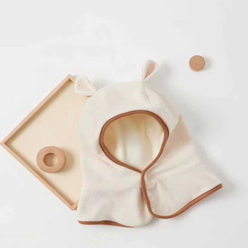 Winter Children Plush Headgear Cap Cold Proof Baby Hooded Beanie 624Month Kids Warm Face Mask Bonnet Fleece Scarf Balaclava Hat J251021