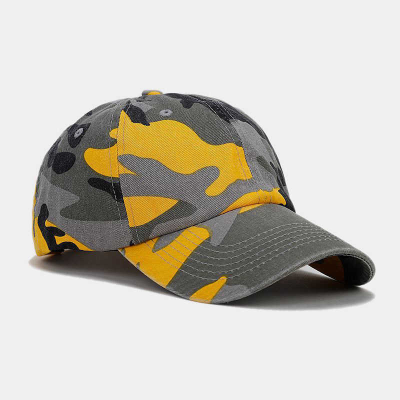 Outdoor Camouflage Hat Sports Golf Baseball Cap Mens Personalized Travel Sun Protection Sun Hat Womens Camping Duckbill Cap H251020
