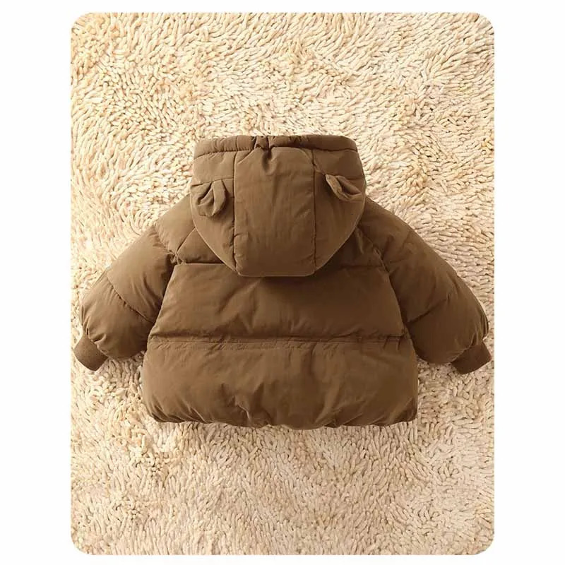 Girls Cotton Coat Boys Thick Hooded Jacket Winter Warm Clothes Autumn Baby Parkas Kids Casual Fashion Outerwear 125 Years 251021