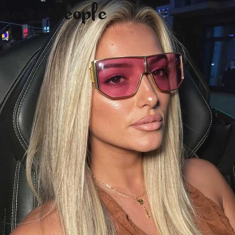 Steampunk Shield Vision Sunglasses Women 2025 Luxury Brand Vintage Y2K Punk Windproof Sun Glasses Fashion Polygon Shades UV400 J251114