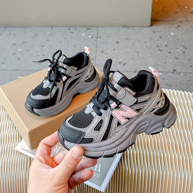 Designer Shoes Children's Sports Shoes 2025 Spring and Autumn New Girls' Dad Shoes Big Kids Casual Boys' Shoes Free shipping