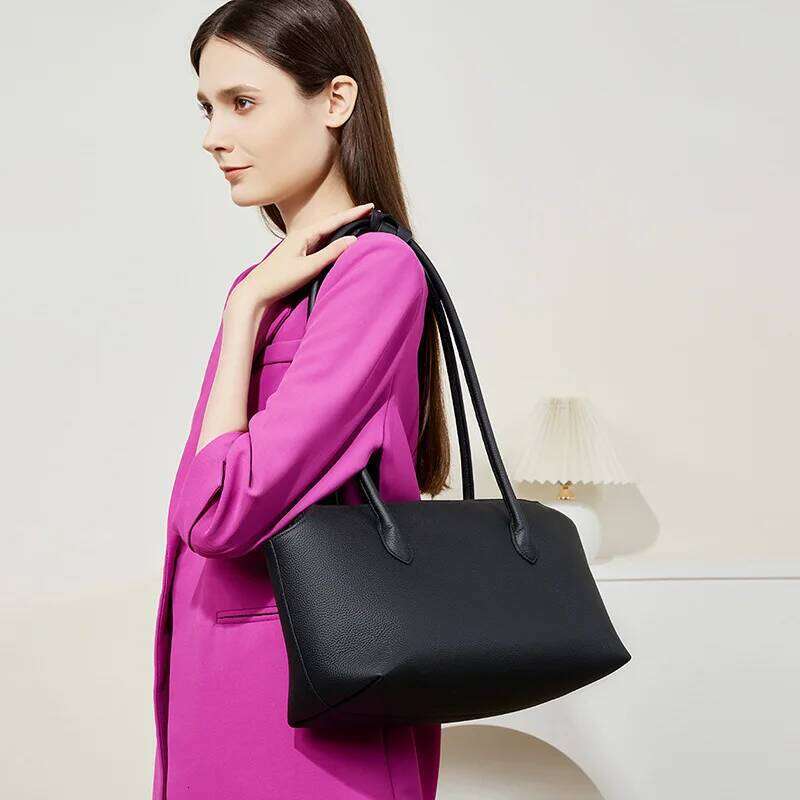 Early Autumn New Genuine Leather Tote Shoulder Bag 251021