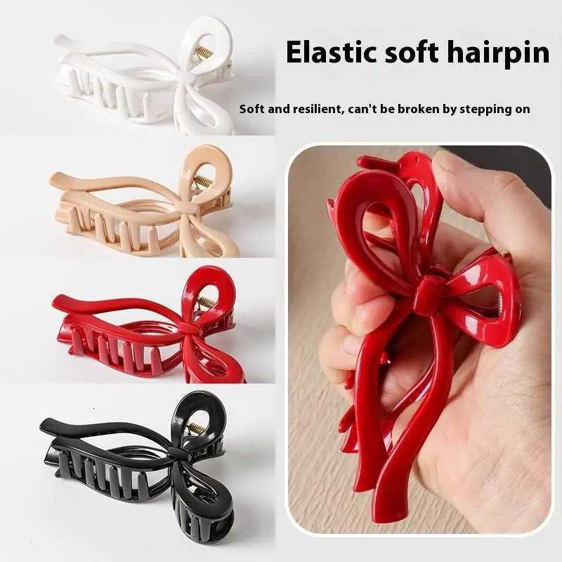 Silicone Safe Soft Shark Clip Anti Collision Protection For The Back Of The Head Anti Fall Womens Hair Claw Clip AccessoriesW254021