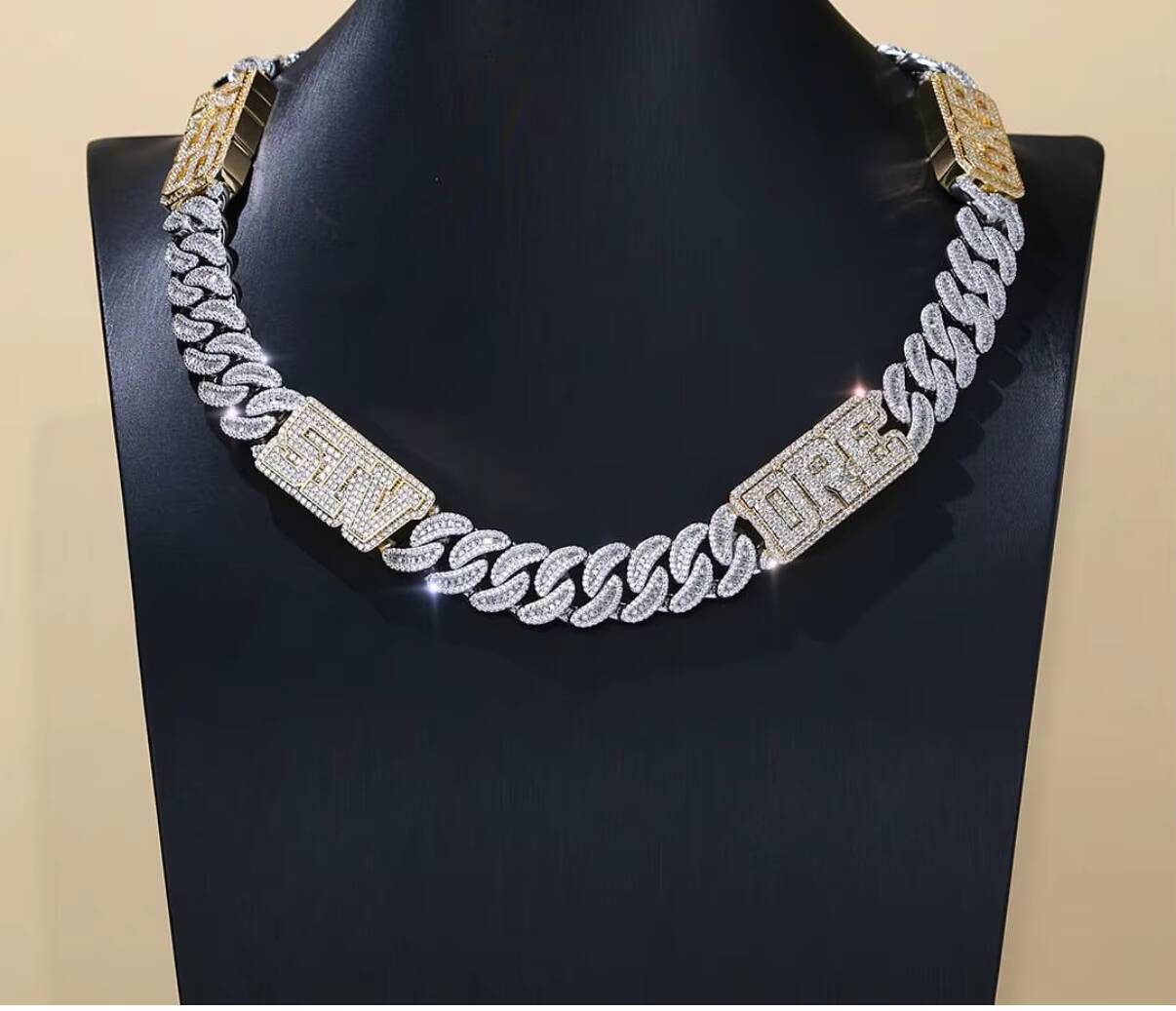 9K24K Yellow Gold Cuban Chain Lab Grown Diamonds Platinum22K Options IGI Certified Hip Hop Jewelry for Men for Weddings