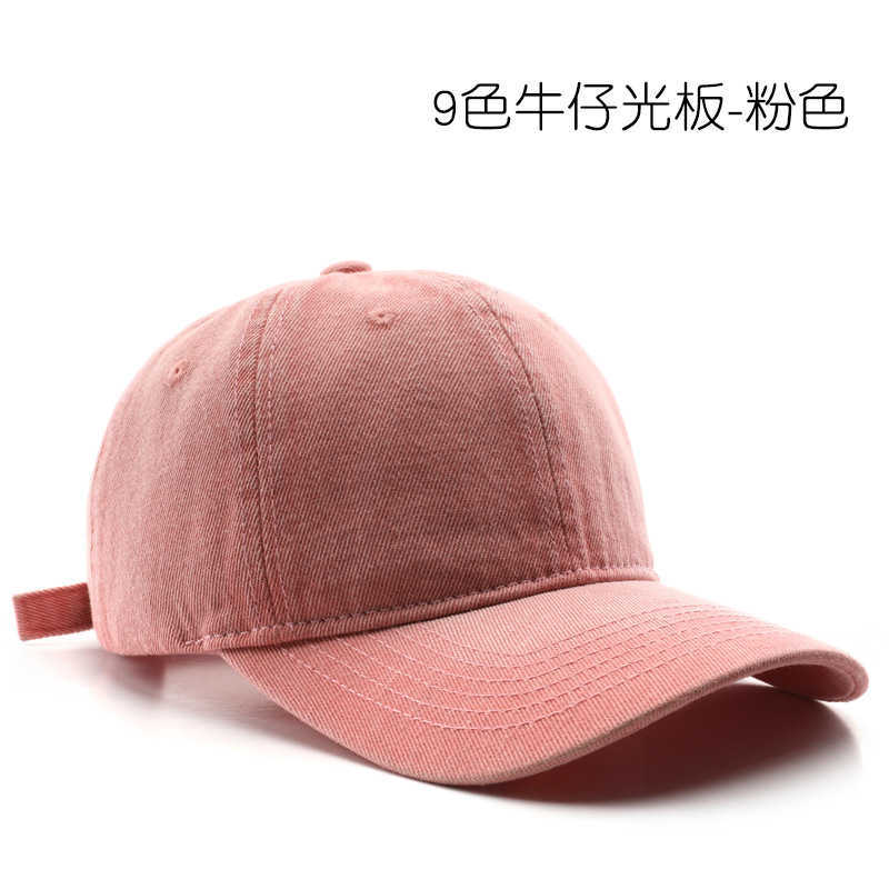 Womens Autumn Winter Personalized Washed Denim Baseball Cap Outdoor Mens Travel Warm Sun Protection Visor Cap H251020