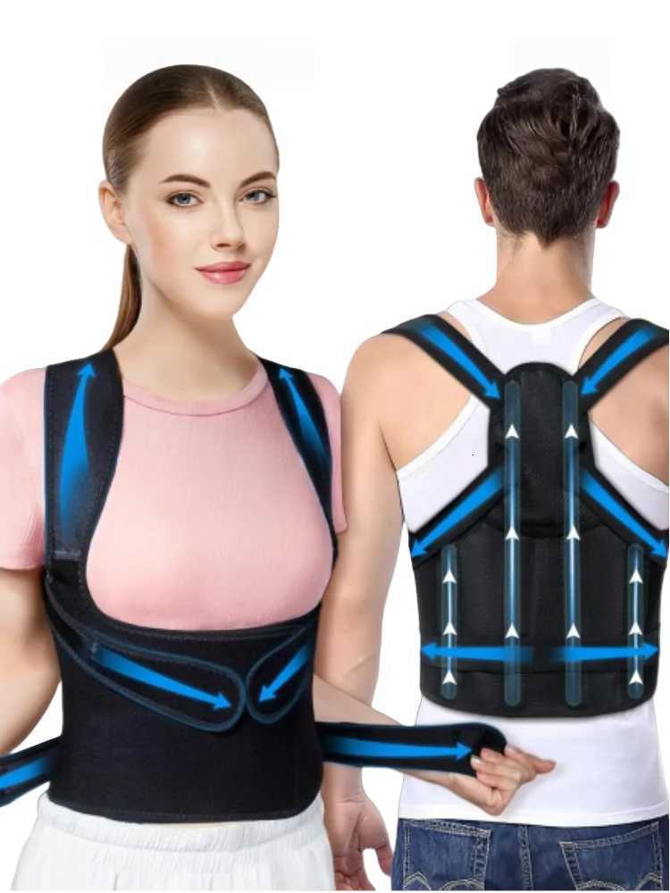 Adjustable Full Back Brace Posture Corrector for Women And Men Shoulder Straightener Support for Correcting Poor Posture1 D251021
