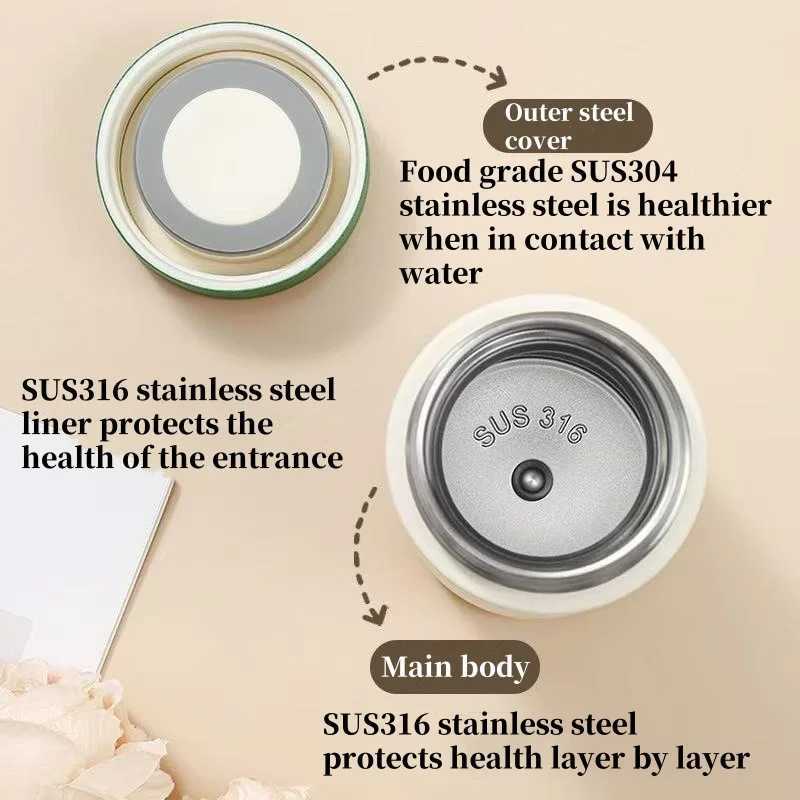 Stainless Steel Pocket Thermos Bottle Mini Thermal Water Bottle Insated Flask Outdoor Cup Camping Drinkware Outdoor Travel Y251021