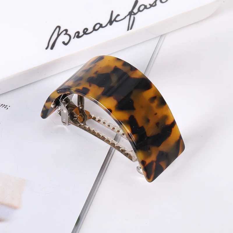 Acetate Spring Clip Hair Claw 6CM Women Elegant High Bun Updo Ponytail Hairpin Fashion Hair AccessoriesW254021