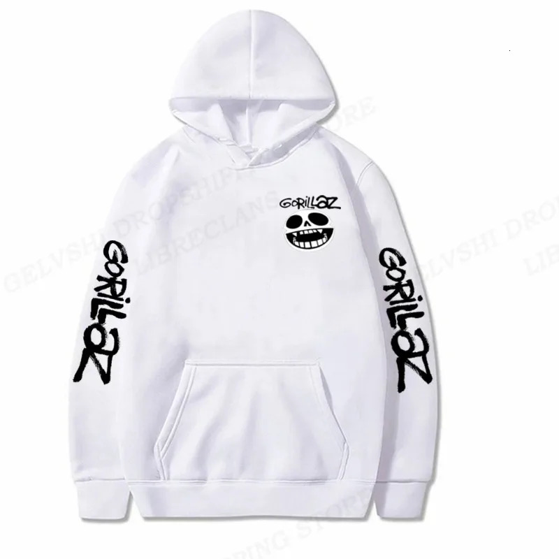 Rock Band Gorillaz Hoodie Music Album Sweatshirt Fabric Street Fashion Hoodie Casual Street Running Sweatshirt Style Cyberpunk 251020