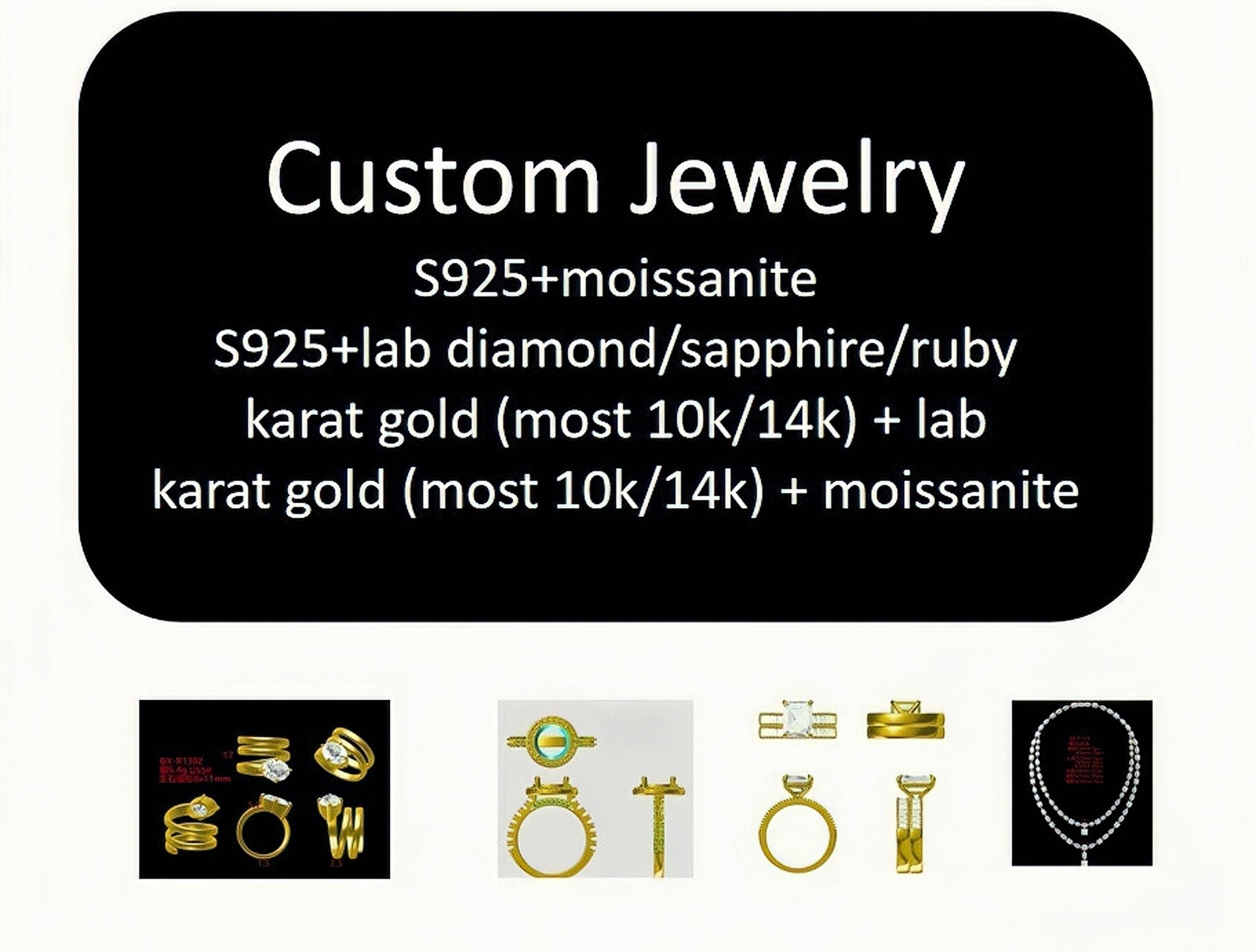 622mm Gold 925 Sterling Silver GRA Iced Out Mossanite Jewelry VVS Moissanite Diamond Cuban Link Chain Bracelet for Men Women