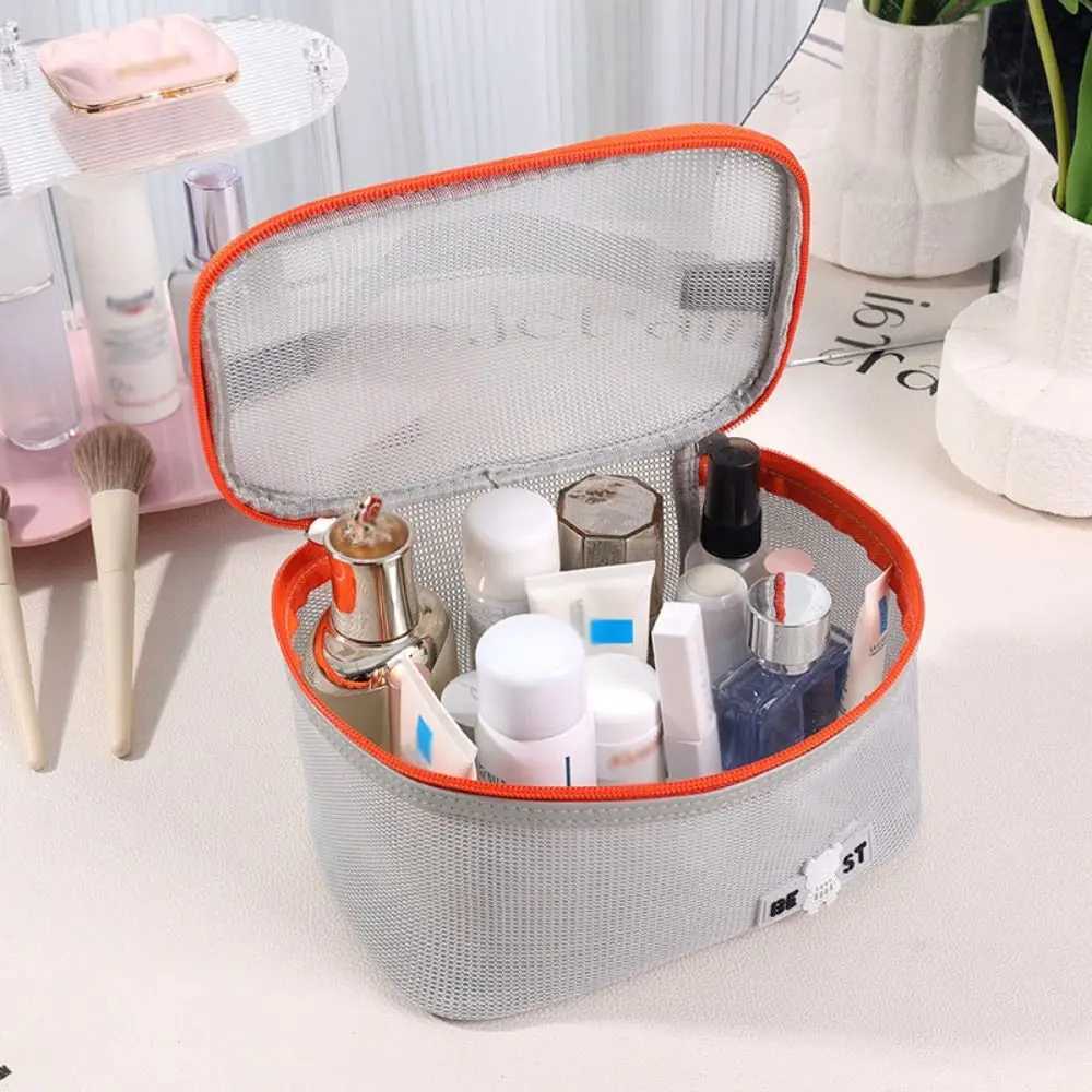 Portable Bathing Bag Mesh Shower Toiletry Pouch Travel Makeup Storage Holder Portable Bathing Bag Mesh Shower BagW251021