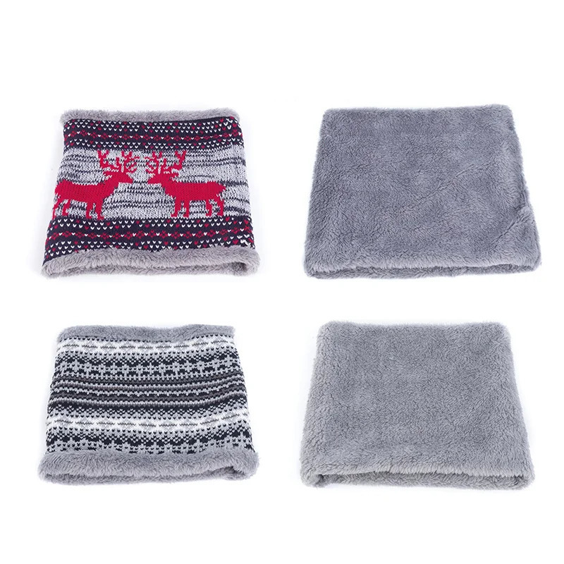 Winter Scarf Warm Fashion Neckerchief Knitting Scarf Circle Outdoor Ski Casual Scarf Loop Warmer Men and Women 251021