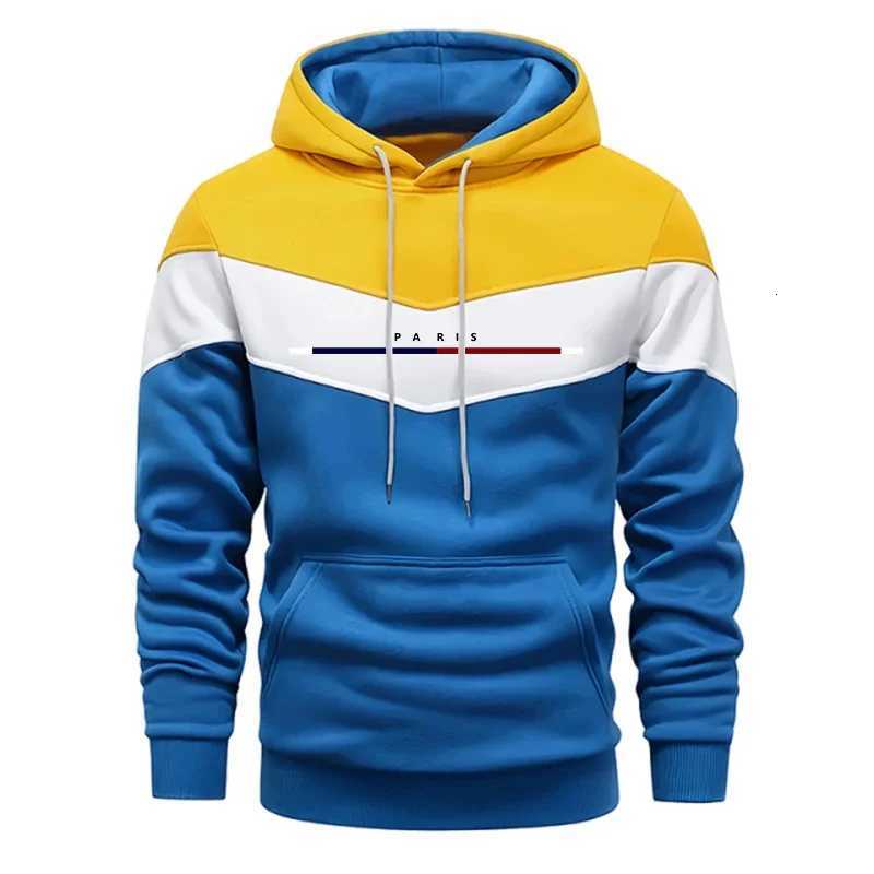 High Quality Mens Tracksuit Printed Casual Tricolor Sweatshirts Outdoors Sports Jogging Mens Clothing Autumn Winter Hoodies Tops W251021