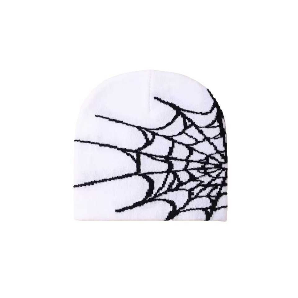 Autumn Winter Unisex Spider Web Knitted Hat Warm Beanie Trendy Hat Versatile Beanie H251020