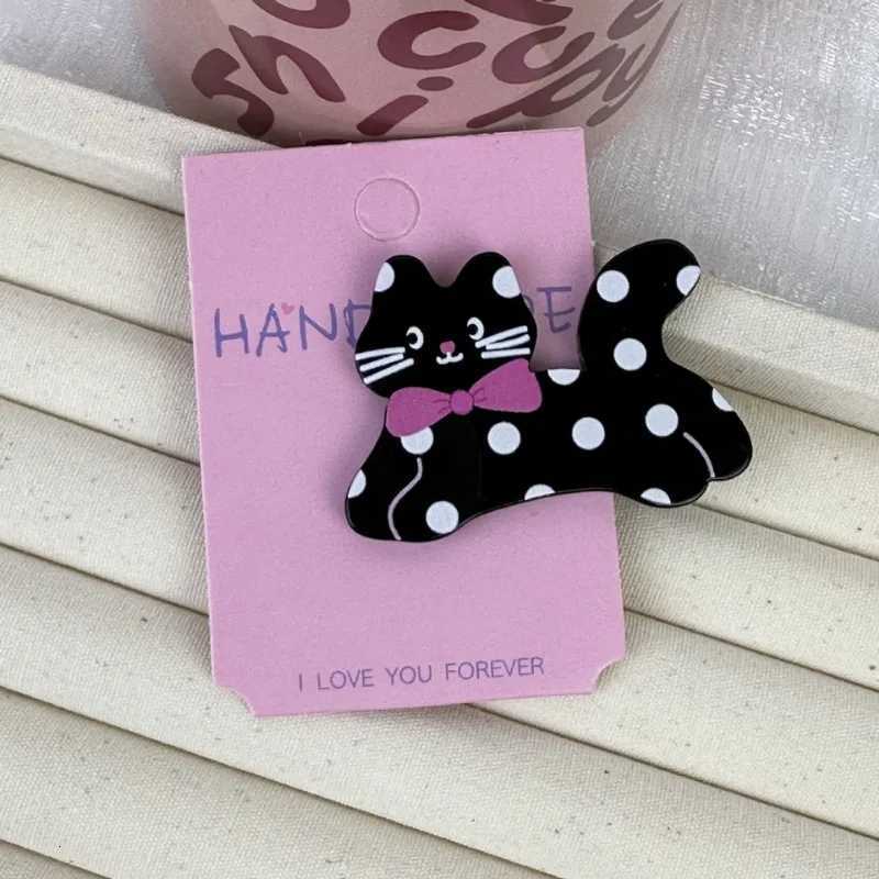 Puppy hair clip 2023 New Kitten Cute Funny hairpin Cartoon Animal Side Broken Hair Duckbilled clip Hair AccessoriesW254021