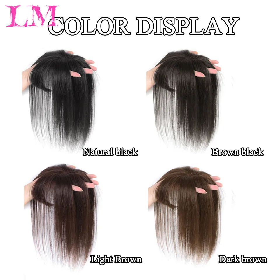 3D Bangs Invisible Seamless Head Hair Water Ripple Hair Air Bangs Head Overhead Natural Invisible Replacement Cover White Hair 251014