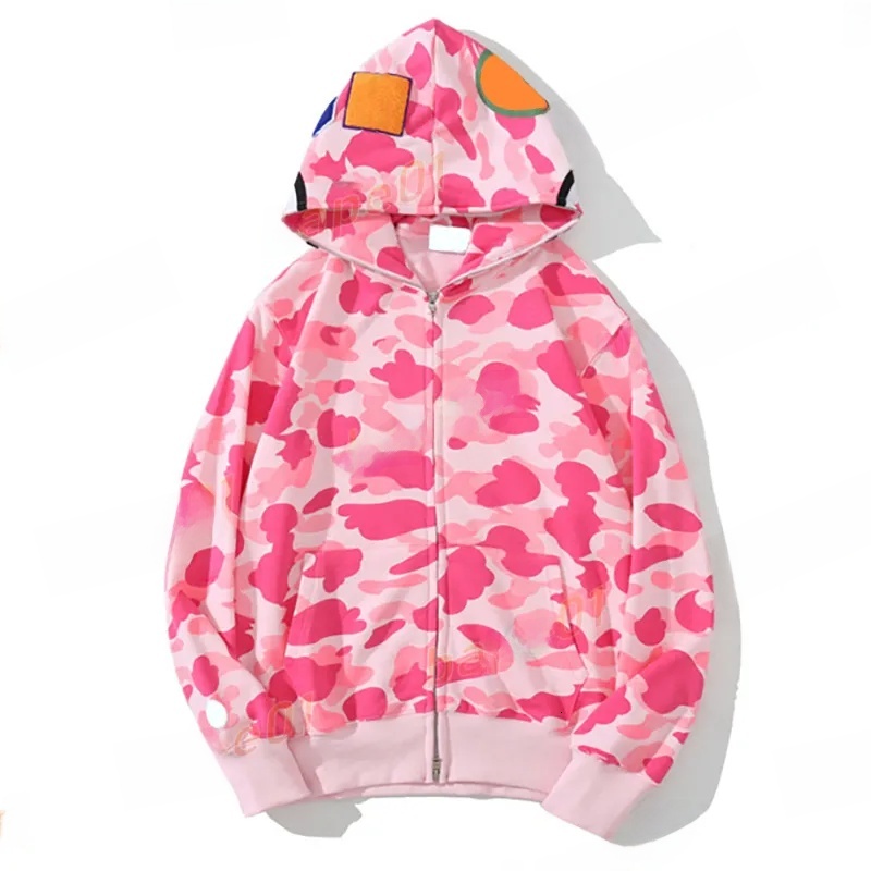 Mens Designer Hoodies Designer Hoodie Jacket Tracksuit Men Polo Veste Coat Jacket Full Zip Up Jackets Men Women Sweetwear Camouflage Pattern Hoodie Sw