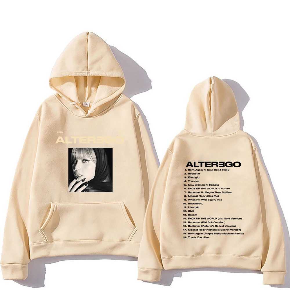 Lisa Alter Egos 2025 new album mens hoodie Harajuku highquality sweatshirt casual W251021