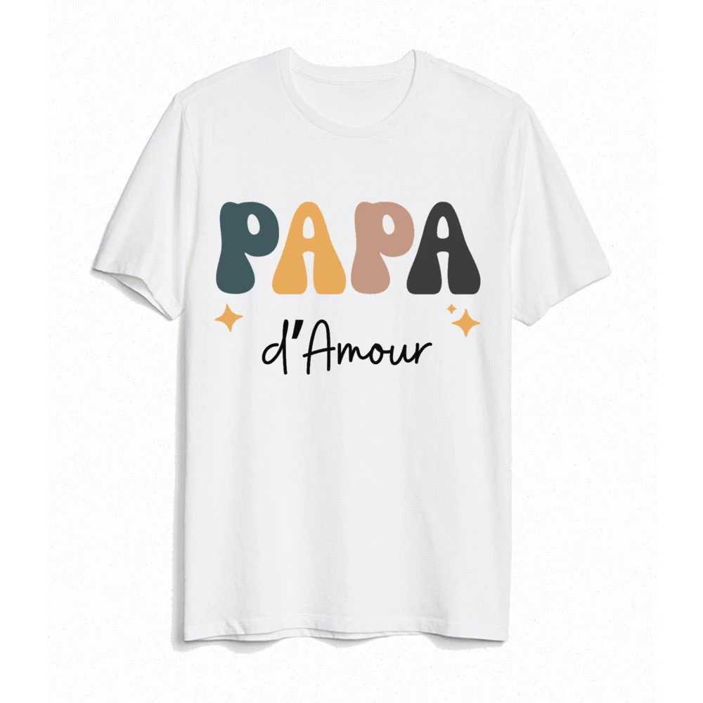 Dad Mom and Me Family Matching Outfit Retro Family Look Shirts Daddy Mommy and Me Tshirt Father Son Mother Daughter Clothes Tee L251021MGVI