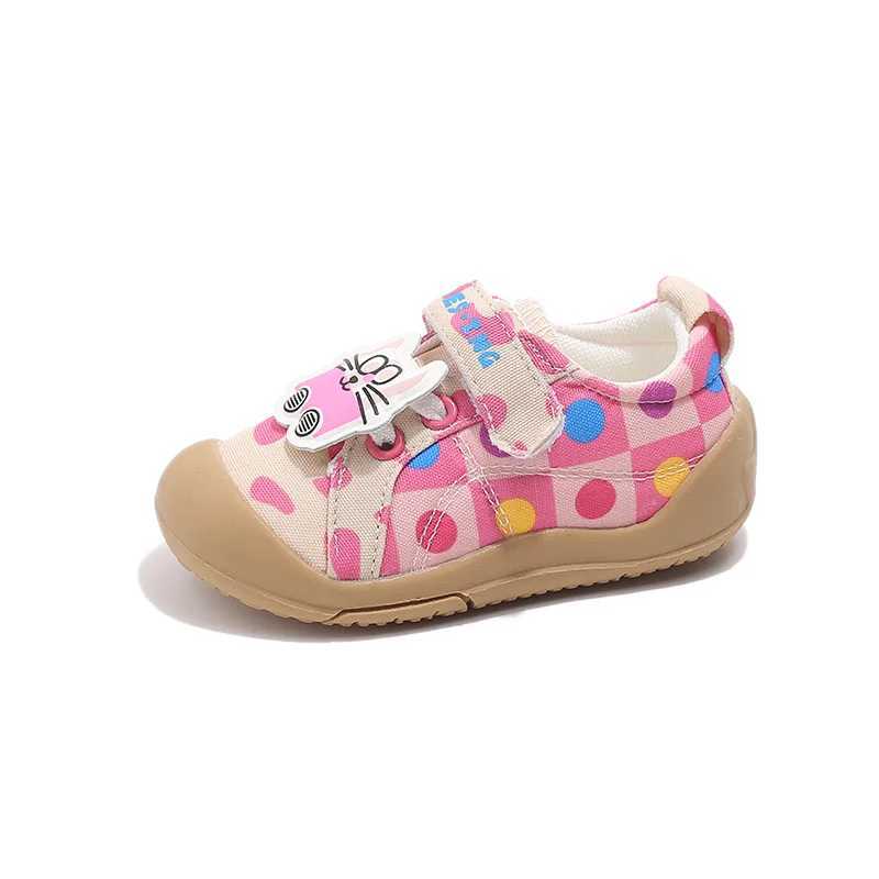 Cartoon 3D Cat Girl 2025 Spring and Autumn New Style Childrens Soft Bottom Non tiring Foot Boys Baby Canvas Shoes C251021