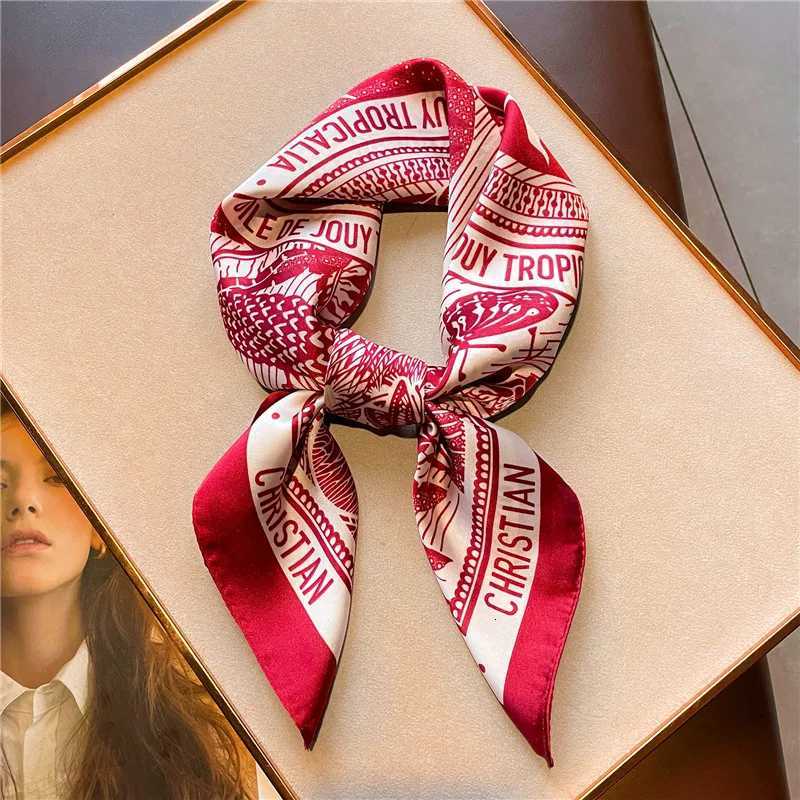 70cm Wens Soft Satin Print Scarf band Hair Foard Neck Tie Hijab Shawl Wrap Ideal For Holiday Casual And Daily WearW251021