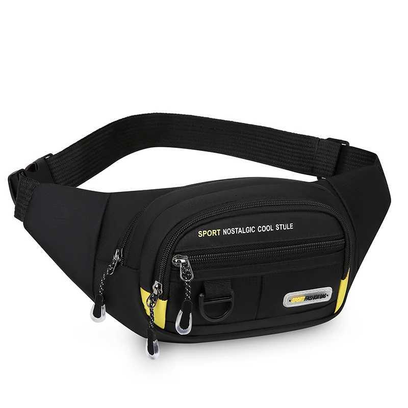 Mens Large Capacity Fitness Waist Pack Portable Anti Theft Ultra Thin Small Chest Bag Sports Outdoor Leisure Running Waist Bag Z251021