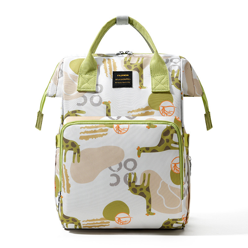 New fashion designer mother and baby bag, large capacity outdoor handbag, dry and wet separation multifunctional backpack, breathable and waterproof m