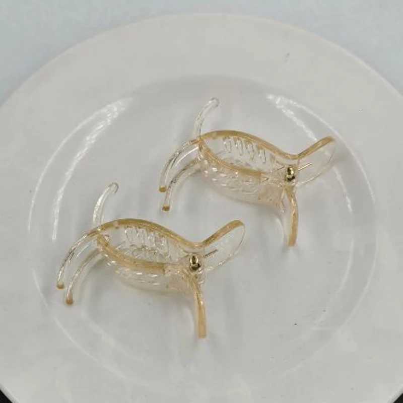 21 Teeth Hair Claw Clips for Women Solid Painting Hair Clips 3 Tins Crabs for Hair Holding Hair Claw Headwear Accessories 5cmW254021