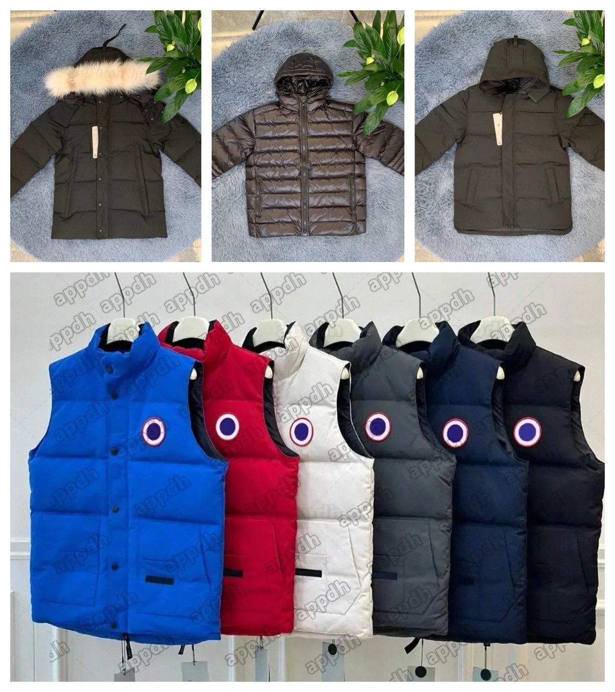 Mens canaddown Jackets Veste Homme Outdoor Winter Jassen Outerwear Big Fur Hooded Fourrure Manteau Down Jacket Coat goosjacket deisgner puffer long sleeve jacket