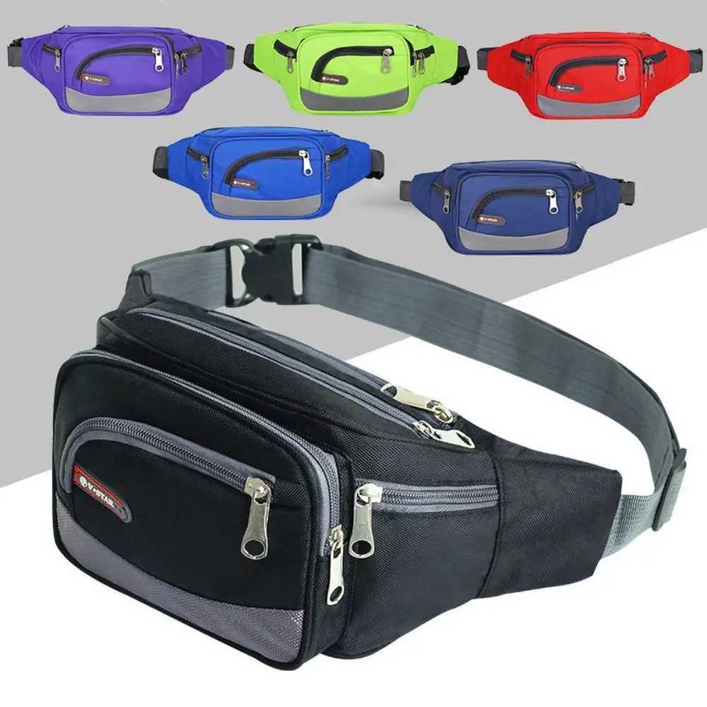 Casual Multilayer Women Waist Packs Large Capacity Wear Resistant Chest Bag Hip Bum Waterproof Fanny Bag Z251021