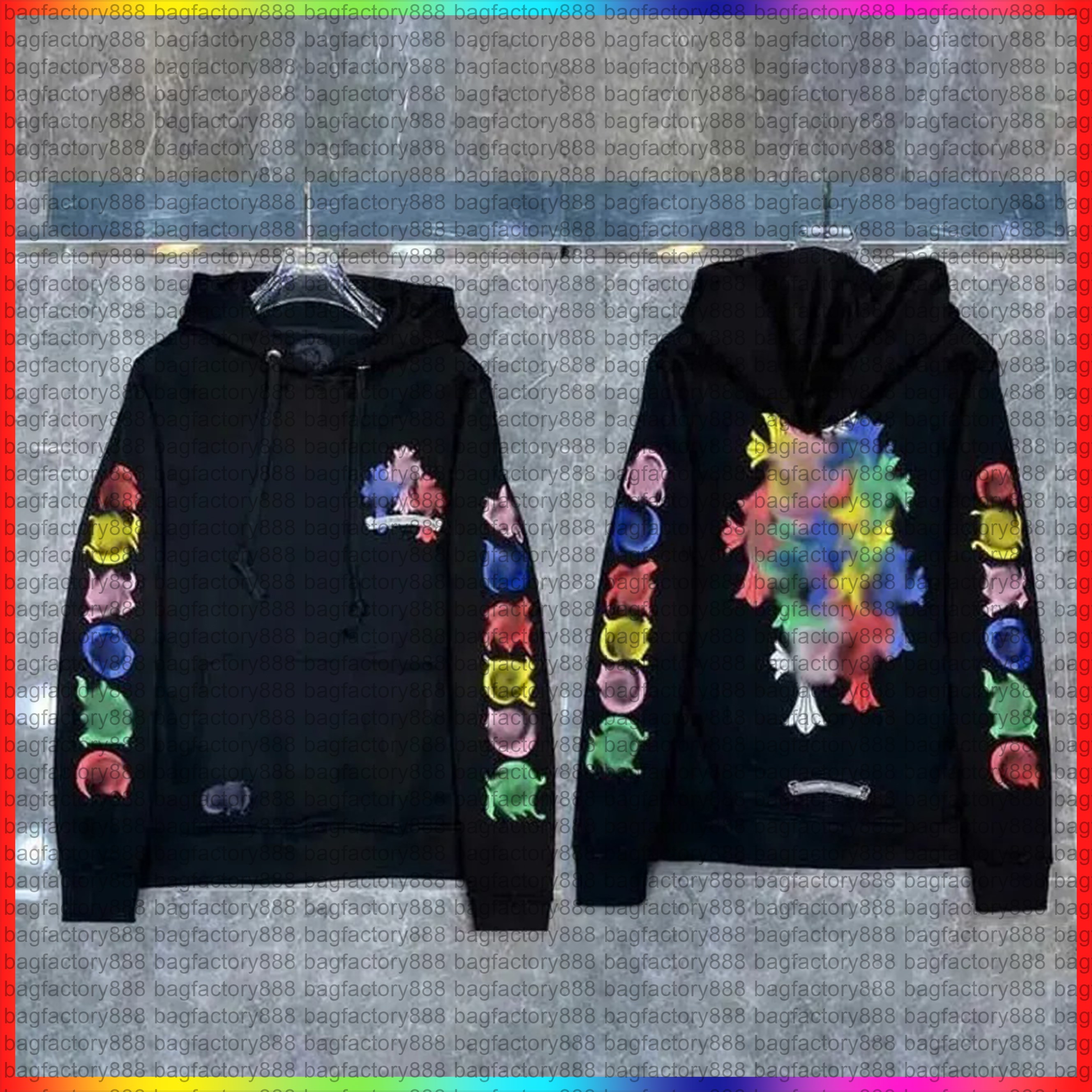 5A 2025 chrome hoodie Designer Hoodie Sanskrit embroidery Hoodies Men long sleeves street fashion chrome hoodie spider tracksuit