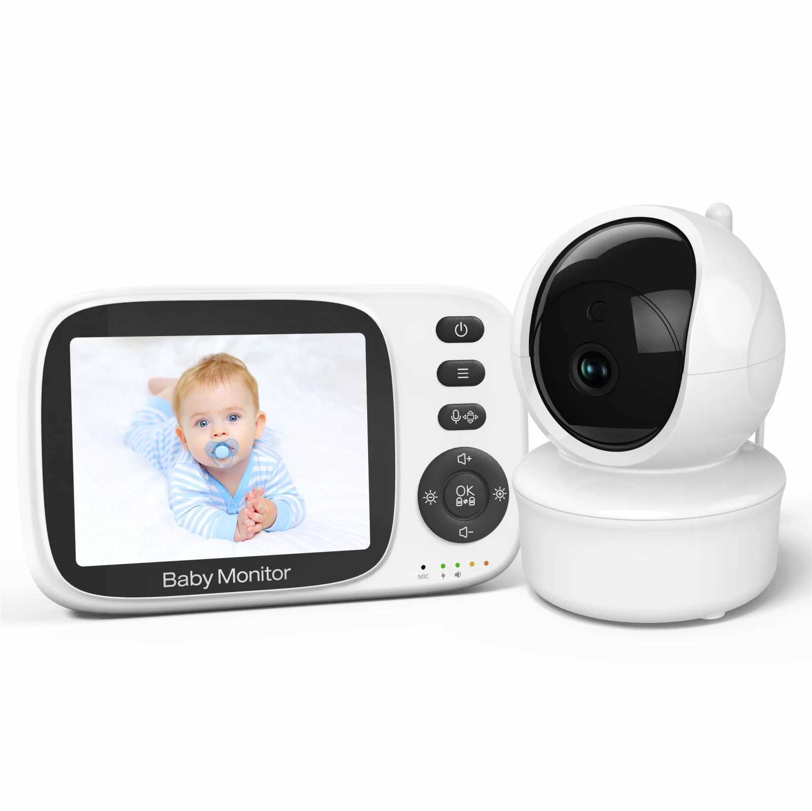 MC632APTZ 32 2x Zoom Baby Monitor Night Vision Music Temperature Detection TwoWay Intercom Baby Monitor 1200 MAh Battery J251121