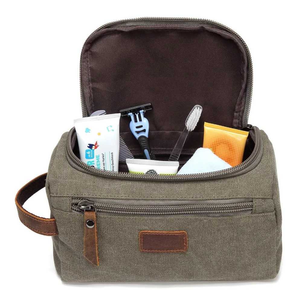 Waterproof Carrying Men Cosmetic Makeup Box Bag Travel Organizer Canvas Large Necessaries Male Vanity Case Wash Toiletry PouchW251021